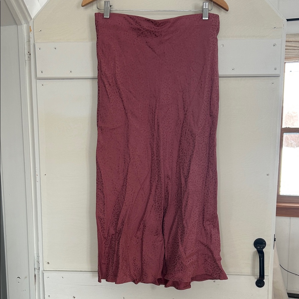 Loft Bias Cut MIDI Skirt, Sz M